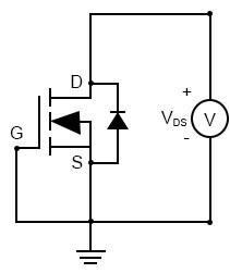 Voltage Application Between Drain and Source