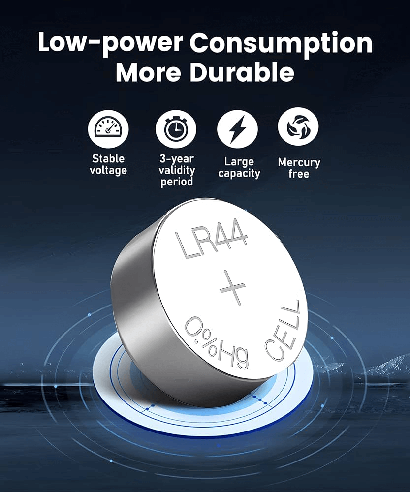 LR44 Battery Low Power Consumption